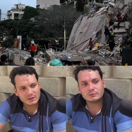 💔😥Tragedia en Venezuela: hombre pierde a su esposa e hijos tras el colapso  de su edificio por los terremotos. Un hombre vive momentos de profundo  dolor luego de perder a su esposa