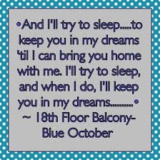 18th Floor Balcony Blue October Cool Lyrics Music Quotes