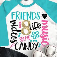 Birthday Shirt Ideas For 8 Year Old Boy 8 Year Old Svg 8 Life Svg 8 Svg Music Svg Svg Eight Svg Etsy Birthday Girl Shirt Birthday Shirts Friend Birthday