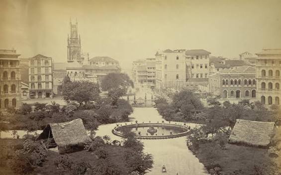 File:Elphinstone Circle, Bombay in the 1870s (2).jpg - Wikimedia Commons