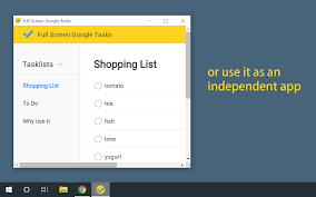 Google tasks lets you add and manage tasks directly from your gmail, without any need of opening a new window. Full Screen For Google Tasks