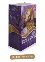 Wella sp satin polish smoothing cream 75ml mens hair care. Wella Koleston Hair Color Cream Kit 8 1 Light Ash Blonde 142ml Dubaistore Com Dubai