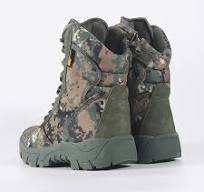 Camouflage Military Woodland Military Boots Outdoor Sports Mountaineering  Boot+military Green Camouflage Jungle Cross-country Military Boots+Khaki ...