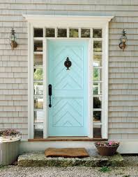 You can always strip the paint away using sandpaper and stain your old shutters in a walnut shade. Personalize Your Front Door With Paint Colors This Old House
