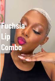 The perfect fuchsia shade for brown skin!! A powder version of the iconic  “Flat Out Fabulous!” . . . #lipcombo #makeupforblackwomen  #makeupforbeginners #browngirlfriendly #browngirlmakeup #makeupfyp ...