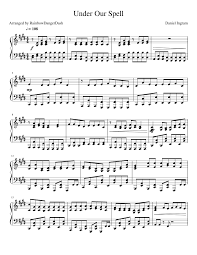 If you are trying to reach the city of brass, for example, you might arrive in its street of steel, before its gate of ashes, or looking at the city from across the sea of fire, at the gm's discretion. Under Our Spell Sheet Music For Piano Solo Download And Print In Pdf Or Midi Free Sheet Music Musescore Com