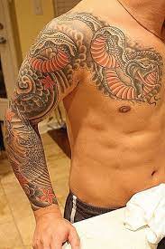 Top 59 Shoulder Tattoos For Men 2021 Inspiration Guide Japanese Snake Tattoo Mens Shoulder Tattoo Snake Tattoo