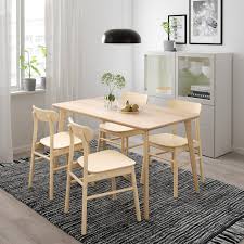 Https Www Ikea Com No No P Lisabo Roenninge Bord Og 4 Stoler Askefiner Bjork S39297118 Ikea Budget Friendly Living Room Interior Design Dining Room Interior Design Dining