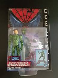 Black And Green Spiderman Action Figure Spiderman Movie Green Goblin Action Figure Spiderman Movie Action Figures Spider Man Trilogy