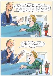 Der aprilscherz ist sehr beliebt und oft hört man nach einem scherz den ausdruck april, april. Aprilscherz Von Woessner Medien Kultur Cartoon Toonpool