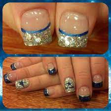 Pin By Teresa Johnson On My Nail Creations Dallas Cowboys Nail Designs Cowboy Nails Dallas Cowboys Nails