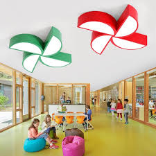 Lampe De Plafond Led Creatif Design Cartoon Moulin A Vent Pour Chambre D Enfant Jardin D Enfant Avizeler Avize Tasarim