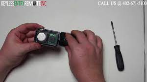 Install the battery cover with the tab up. How To Replace A 2014 2019 Toyota Highlander Key Fob Battery Fccid Hyq14fba Youtube