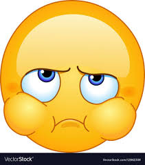 Unique bored face emoji stickers designed and sold by artists. Disappointed Nervous Angry Annoyed Complaining Upset Or Sick Off Emoticon With Puffed Out Cheeks Download Emoji Images Funny Emoji Faces Emoji Wallpaper