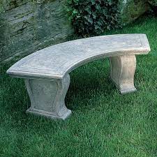 This time, i show how to make a diy curved concrete bench (or coffee table). Campania International Curved Leaf Cast Stone Backless Garden Bench Stone Garden Bench Stone Bench Outdoor Stone