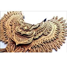 Download Multilayer Owl Mandala Home Decor Wall Art File Svg Dxf Eps File For Laser Cutter Multilayer Model 3d Owl Woodworking Machinery Parts Aliexpress