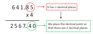 Place the decimal point in the product. Decimal Multiplication How To Multiply Decimals Smartick