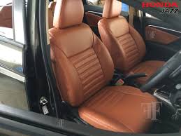 Radiant Colour Art Leather Material Used In This Project Car Seats Car Accessories Honda Jazz