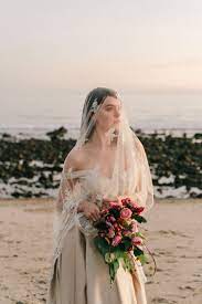 Lace Veil Classic Wedding Photos California Wedding Photographer Beach Wedding Sati Bridal Shoot California Wedding Photographers Beach Wedding Photography
