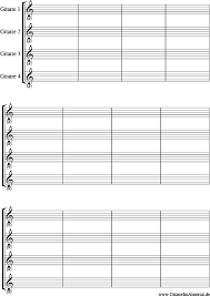 Tabelle mit diabetes zum ausdrucken. Leere Notenblatter Tabulaturen Und Grifftabellen Gitarrehamburg