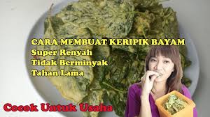 When shopping for fresh produce or meats, be certain to take the time to ensure that the texture, colors, and quality of the food you buy is the best in the batch. Cara Membuat Keripik Bayam Super Renyah Tak Berminyak Tahan Lama Youtube