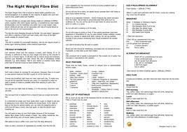 Weetabix Co Uk The Right Weight Fibre Diet