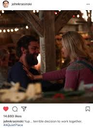 Best Of Emily Blunt On Twitter John Krasinski Via Instagram Aquietplace