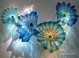 2021 Restaurant Wall Colored Glass Plates Wholesale From Eccoguo 1 104 73 Dhgate Com Blown Glass Wall Art Glass Wall Art Plate Wall Art