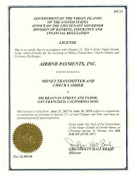 State and local consumer protection offices mediate complaints, conduct investigations, prosecute offenders of consumer laws, license and regulate a variety of professionals, promote strong consumer protection legislation, provide educational materials. Money Transmission License Disclosures Airbnb Help Center