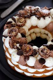 Ferrero Rocher Cream Tart Number Cake Lil Cookie Recipe Cake Recipes Number Cakes Cupcake Cakes
