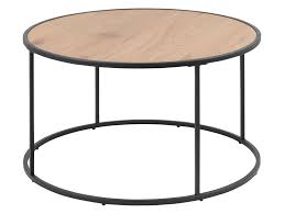 Den couchtisch in shabby online kaufen ihren shabby chic couchtisch hier bestellen ohne versandkosten. Sydney Couchtisch Rund Material Mdf Schwarz Wildeichefarbig