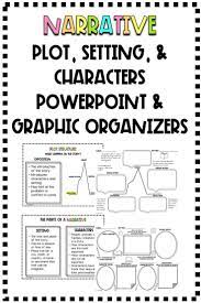 Plot Setting Characters Powerpoint And Graphic Organizers Worksheets Graphic Organizers Character Lessons Writing Graphic Organizers