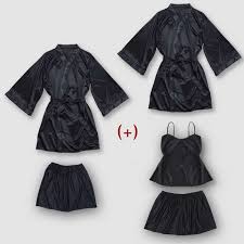 Berapa harga pare di tokopedia minggu ini. Jual Folva Baju Tidur Kimono Couple Pasangan Satin 1494bcpl Hitam All Size Murah Mei 2021 Blibli