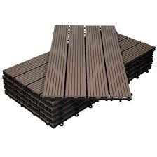 Nuevos y divertidos juegos tradicionales para el patio. Baldosas Para El Patio De Wpc 60 X 30 Cm 6er Juego 1m Aspecto De Madera