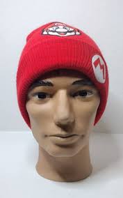 Nintendo Super Mario Red Beanie Youth