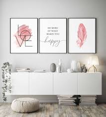 Maybe you would like to learn more about one of these? Blush Pink Wall Art Set Of 3 Prints Bedroom Wall Art Girls Room Decor Do More Of What Makes You Happy Inspirational Quote Love Sign Wall Art Girls Room Decor Pink Wall Art Wall Decor Bedroom