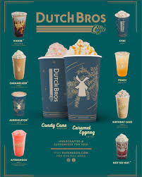 Coffee menu includes a wide selection of coffee that is available in various flavors that includes annihilator, caramelizer, cocomo, and white chocolate mocha. Dutch Bros Coffee On Twitter Celebrate The Return Of Egg Nog With Our New Featured Drinks Of The Month List What S Your Favorite
