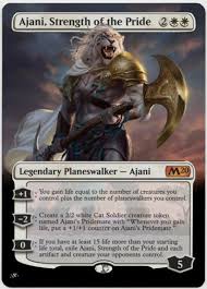Mtg Altered Art Card Ajani, Strength of the Pride - Etsy