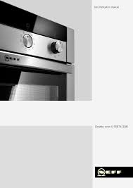 Keeping your neff slide&hide oven clean can seem like a daunting task, especially with the slide&hide oven door feature. Neff U16e74n3gb User Manual 36 Pages