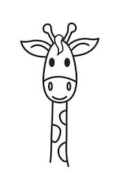 Coloring Page Giraffe Head Img 17540 Giraffe Drawing Doodle Drawings Cute Drawings