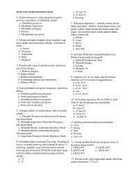 Tipe data bahasa pascal untuk true false adalah. Bank Soal Pemrograman Dasar Pdf