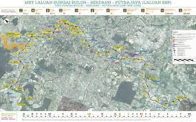 The first mrt line will run from sungai buloh to kajang , and the klang valley mrt will be owned by the government of malaysia through syarikat prasarana negara, the national infrastructure. Kl Mrt Line 2 Sg Buloh Serdang Putrajaya Route Detailed
