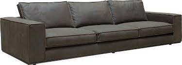 Das günstigste angebot beginnt bei € 10. Tingo Living Puzzle Sofa Dreisitzer 285x106 83 Cm Nubukleder Schiefer Invertierte Naht Hochwertig Exklusiv