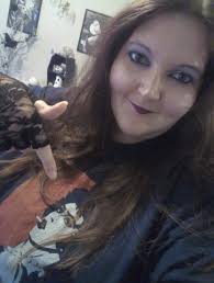 Proudly wearing my Rose of Avalanche T-Shirt at the gothiest place