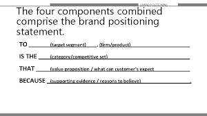 What is brand positioning statement. Brand Positioning Harvard Publishing Core Curriculum Jill Avery