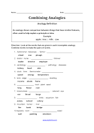 34 Analogies Worksheet 8th Grade Worksheet Resource Plans