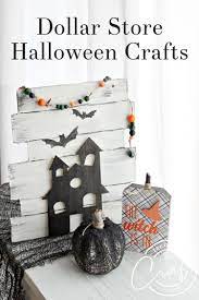 Dollar Store Halloween Crafts Grab Some Supplies From Your Local Dollar Tree And Make These Four Dollar Store Halloween Halloween Crafts Dollar Store Crafts