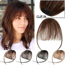 Bangs or fringe hairstyles are a way to make a person look attractive. Clip In Thin Air Fringe Bangs 100 Remy Human Hair Extensions Hairpieces Uk G104 Ebay