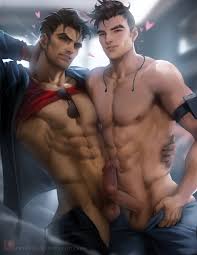 Rule 34 Dev - 2boys bara craig_cahn dream_daddy:_a_dad_dating_simulator gay  male male_focus male_only nude penis robert_small sakimichan uncensored  yaoi|3224338520
