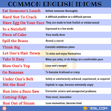 1500+ english idioms from a z (with